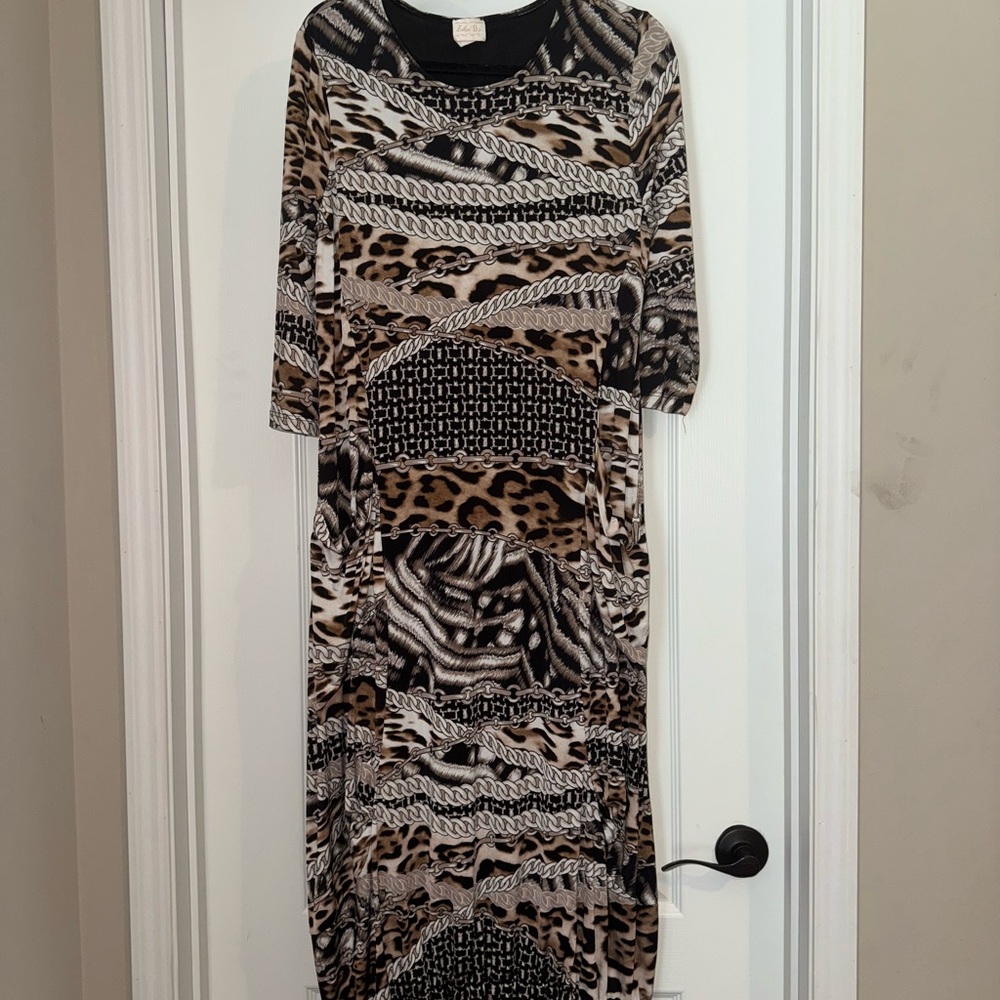 Leopard Print Women's Dress